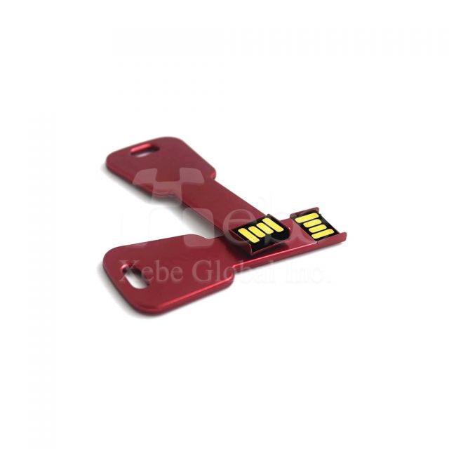 red key shape flash drive