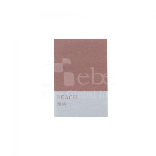 pink peach tone custom sticky notes