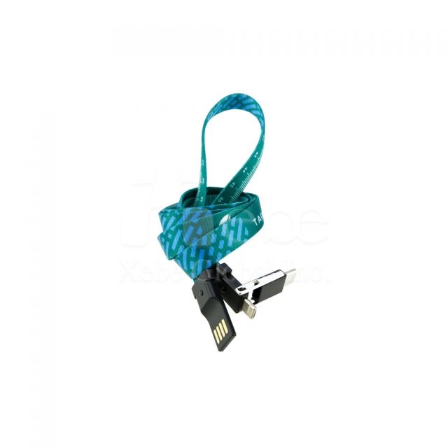 custom printed loge USB charging cable