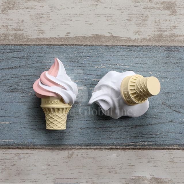 customized milk ice cream shape fridge magnet
