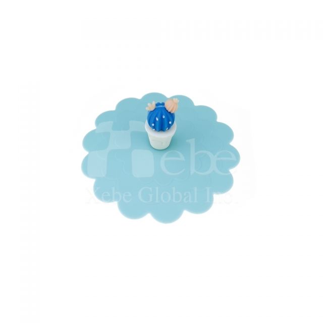 blue cactus custom cup cover