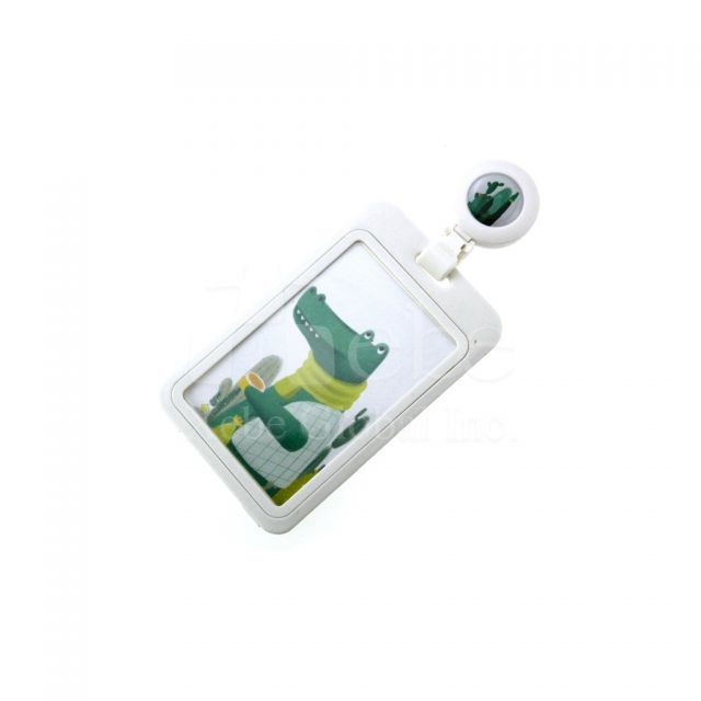 white plastic custom  card holder