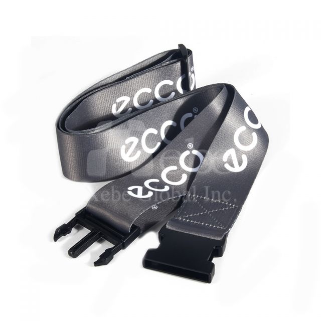 black simplistic designing logo luggage straps