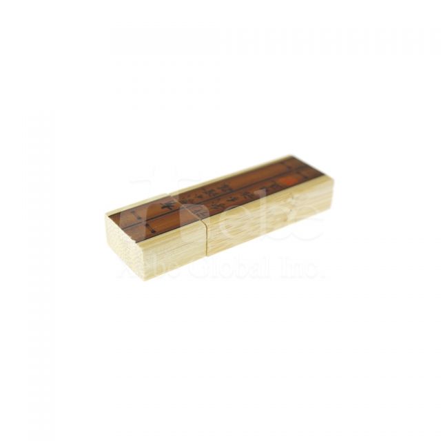 carving printed logo wooden USB