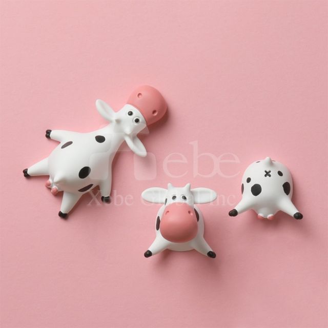 creative cow bottom customized fridge magnet