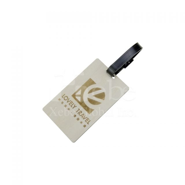 delicate logo customized luggage tag