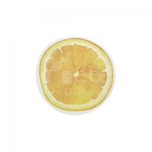 funny cutting orange custom sticky notes