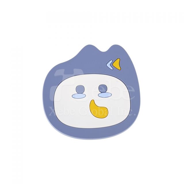 adorable crying face custom coaster
