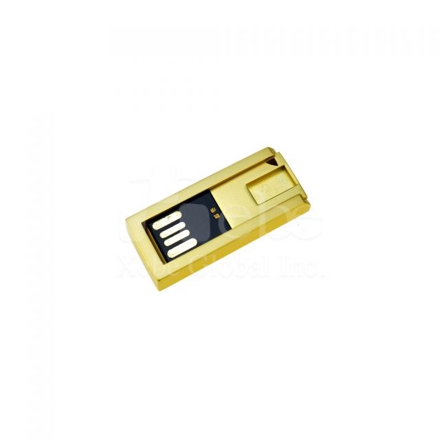 golden high quality metal USB