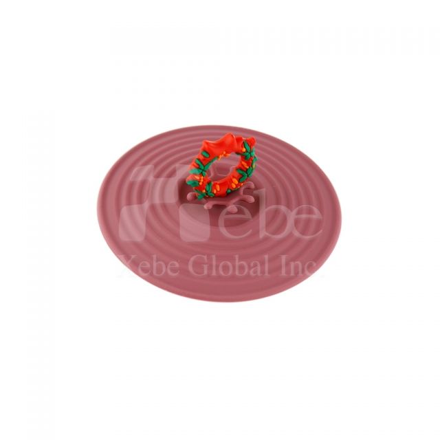 adorable christmas wreath custom cup cover