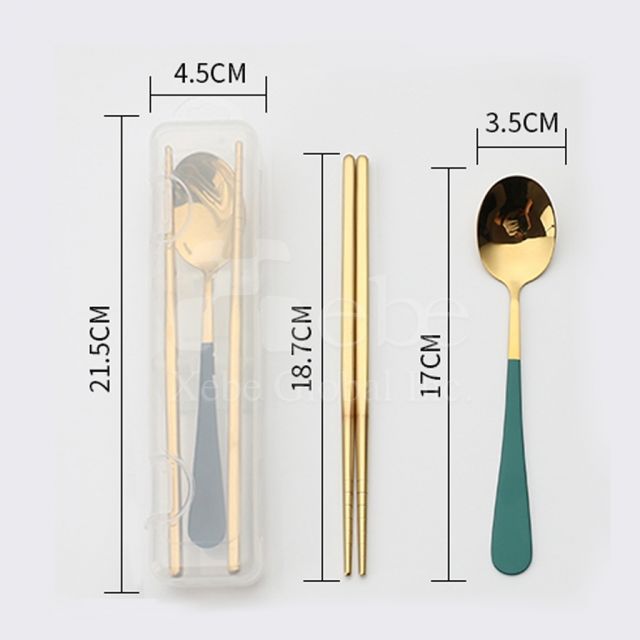 custom stainless steel tableware set
