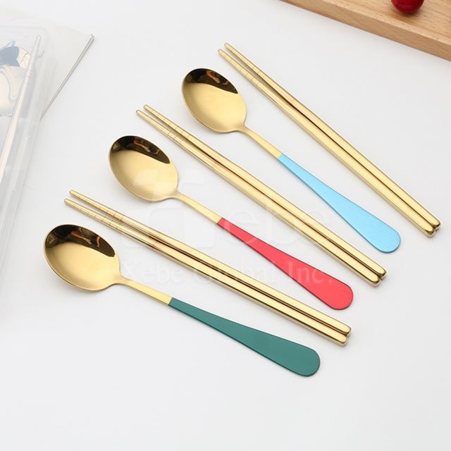 custom stainless steel tableware set