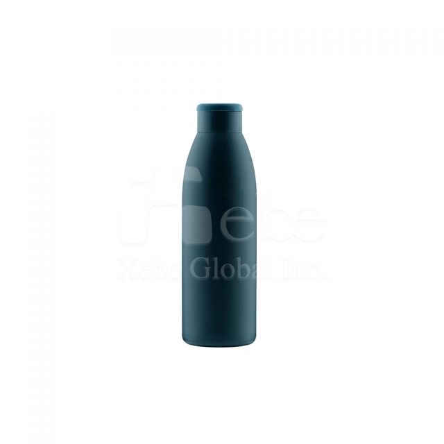 customized dark blue stainless steel bottle