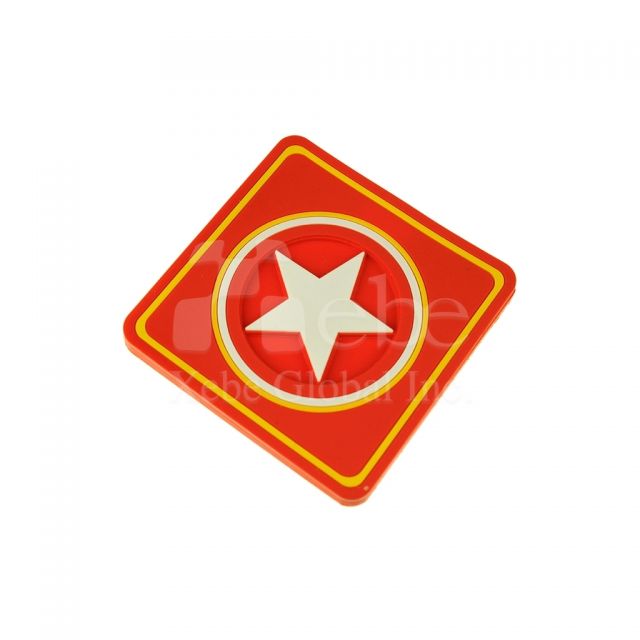 star silicone customized coaster