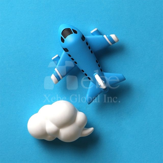 airplane shape customized fridge magnet