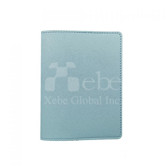 light blue custom passport holder
