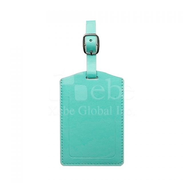 blue custom luggage tag