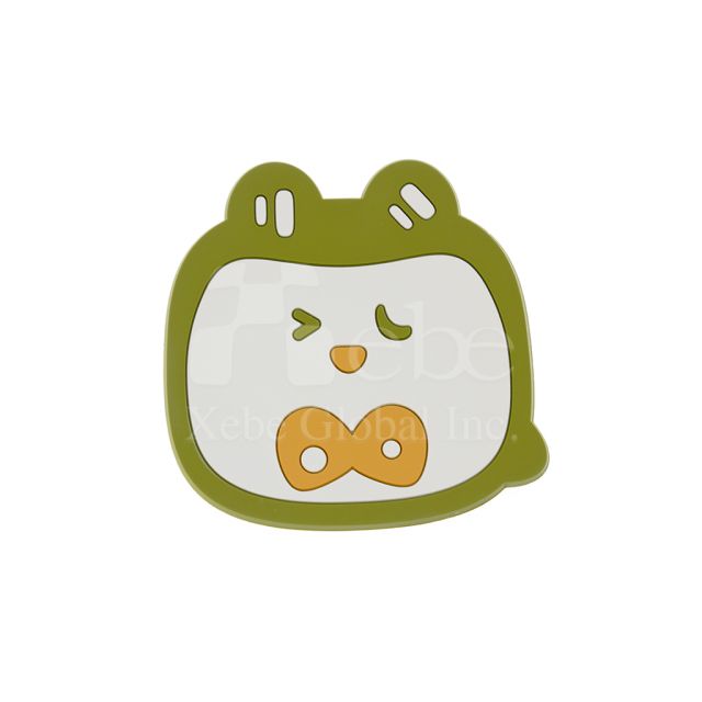custom adorable silicon coaster