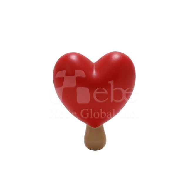 red heart 3D custom fridge magnet