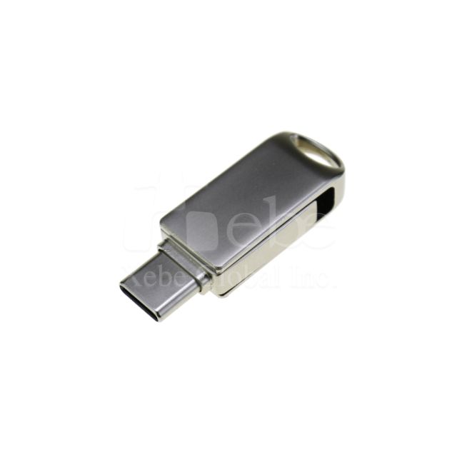 silver grey USB 3.0 flash drives