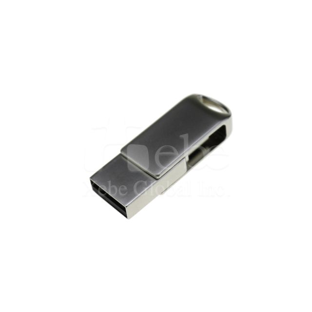 silver grey USB 3.0 flash drives