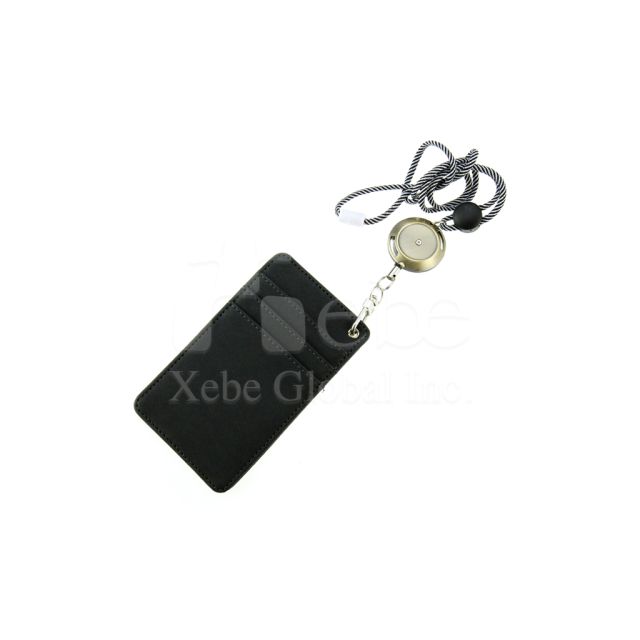 black customized card holder