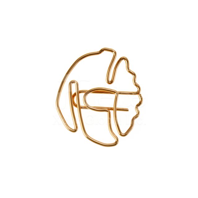customized goldfish paperclip 