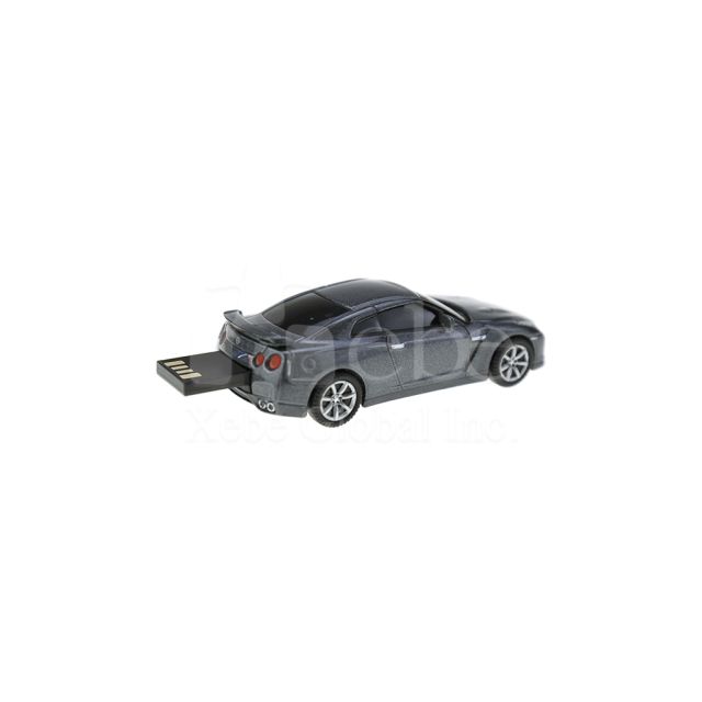 silver car 3D customized usb