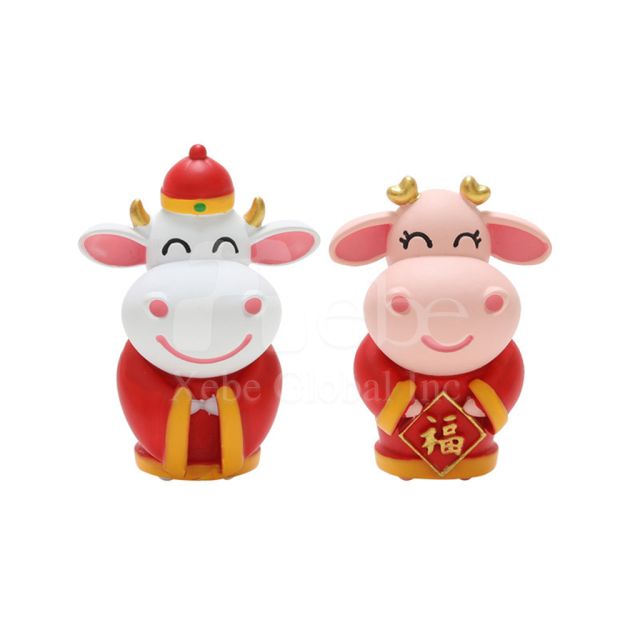 cow figure custom fridge magnet