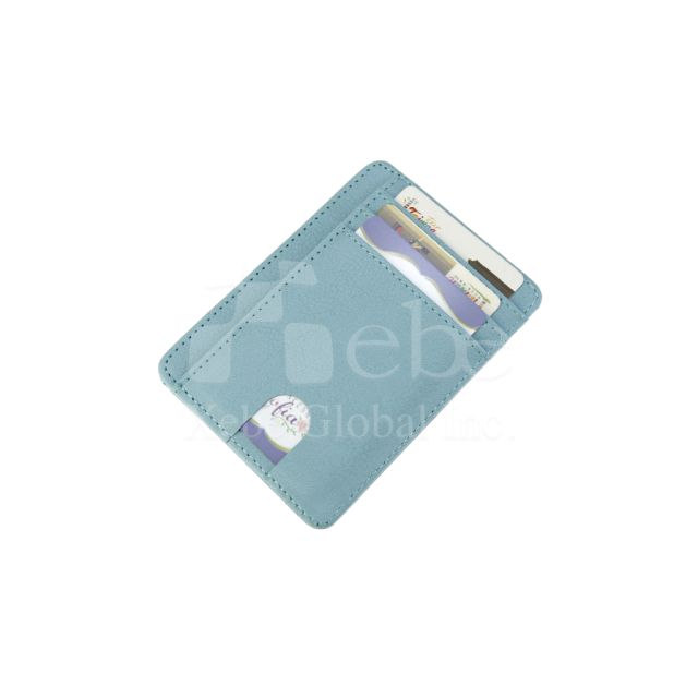 multi-layer leather custom card holder
