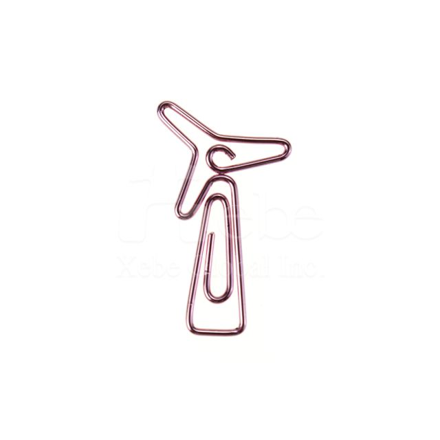 customized paper clip in fan shape