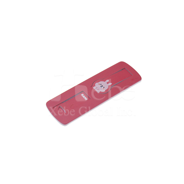 red rabbit custom phone ring stand and holder