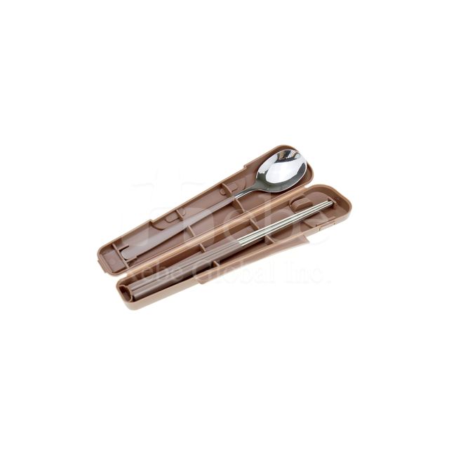 two in one customized eco friendly flatware