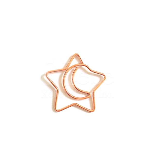 star moon paper clip