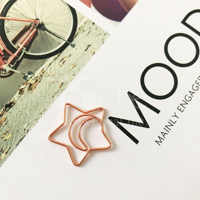 star moon paper clip
