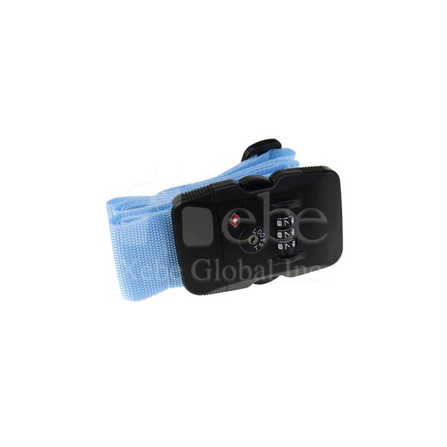 sky blue customized locker luggage strap