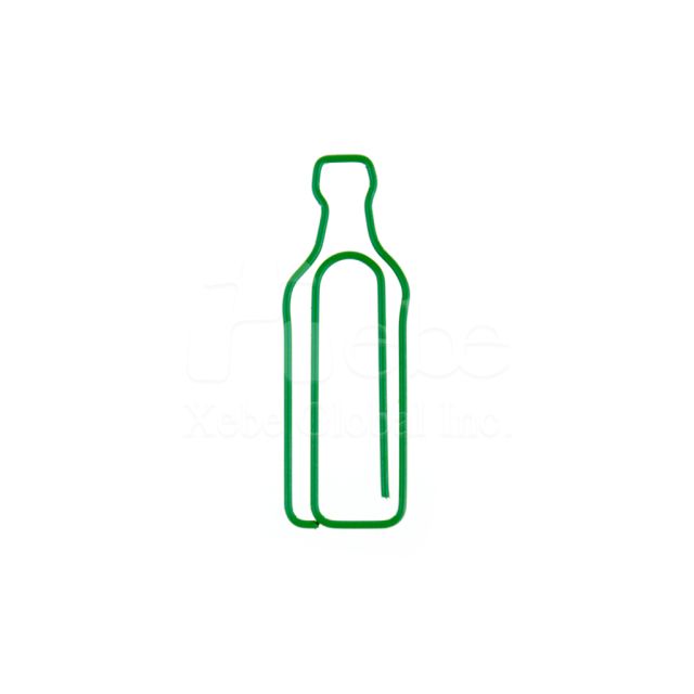 glass bottle paper clip