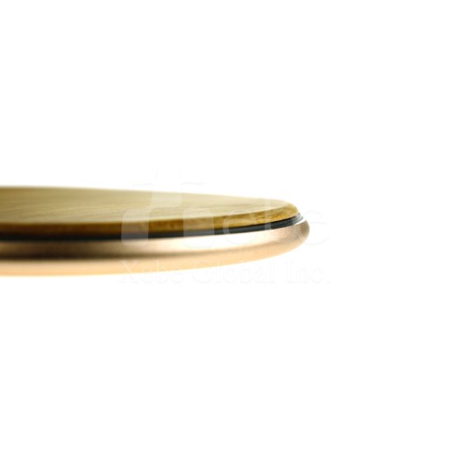 log texture wireless charger