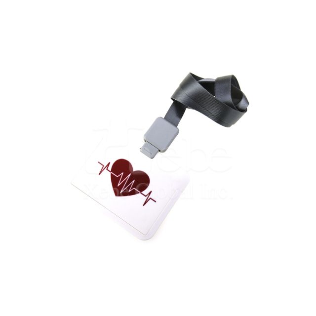 electrocardiogram customized card holder