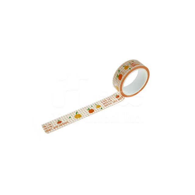 orange customized washi tape