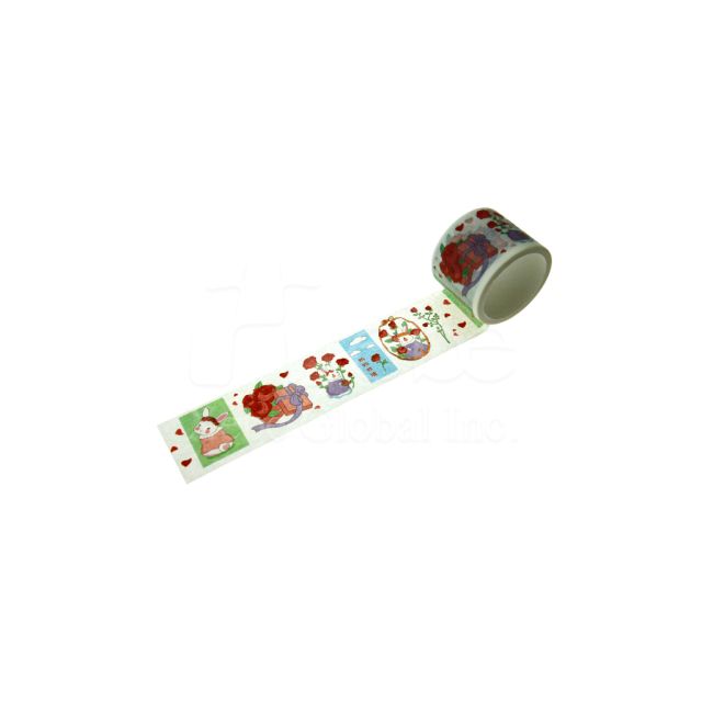rabbit illustration washi tape