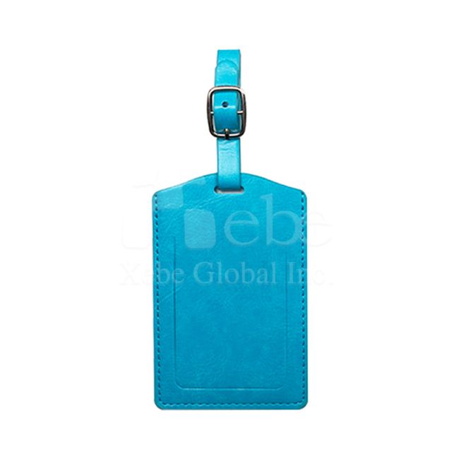 bright blue customized luggage lag