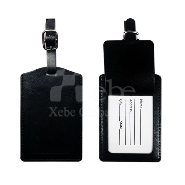 black customized luggage strap