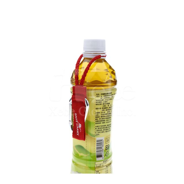 customized red pet bottle sleeve bag 