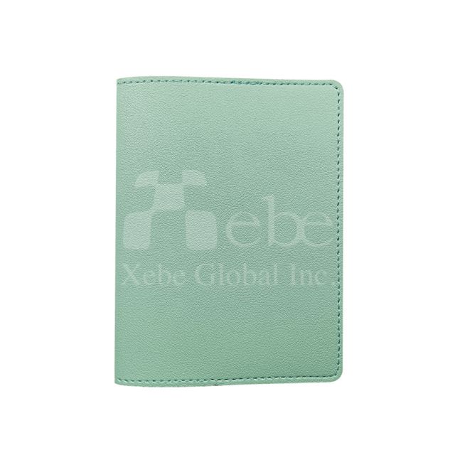 blue-green customized passport holder