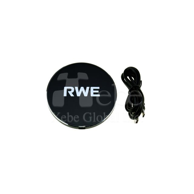 black and white wireless charger