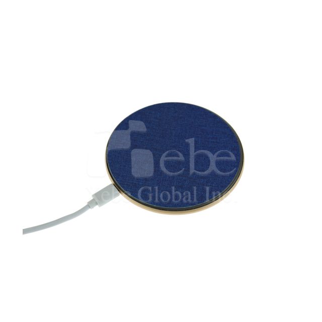 customized cloth pattern wireless charger 