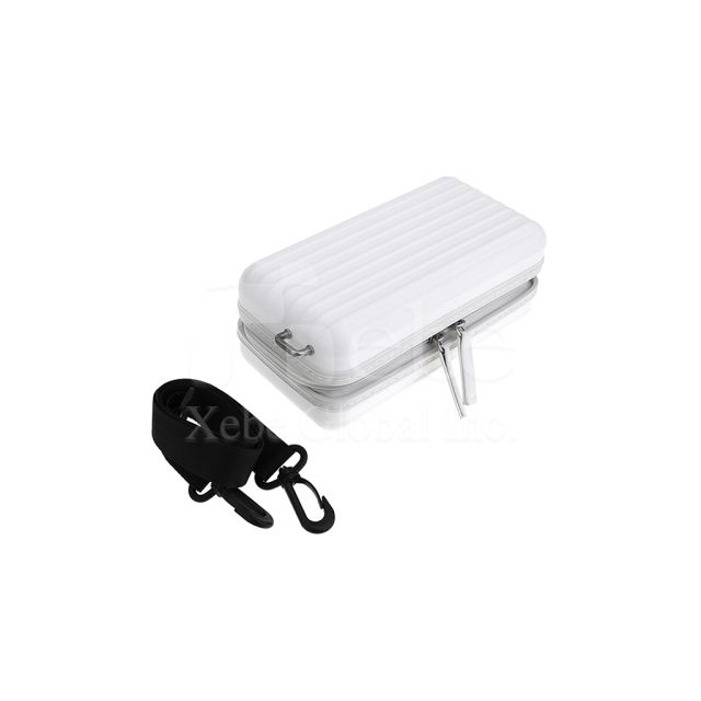 pure white customized overnight bag