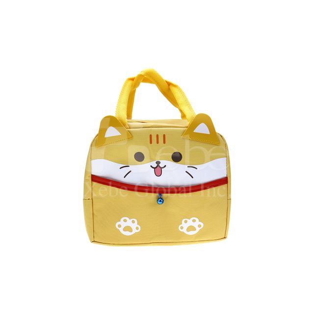 cute cat shaped thermal bag