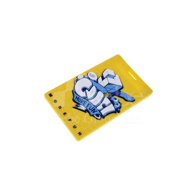 silicone luggage tag